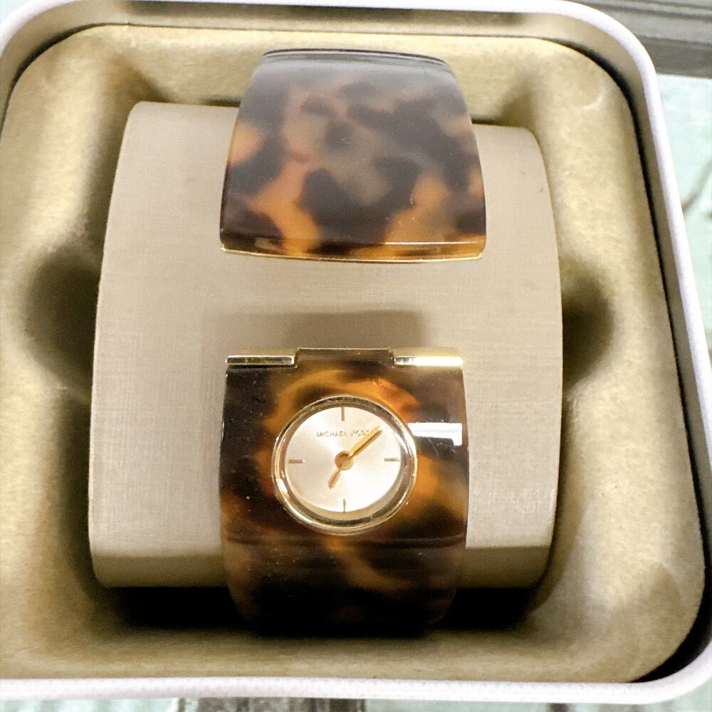 Michael Kors Wilkie Tortoise Acetate Watch｜MK4313